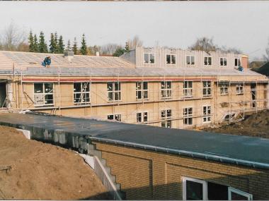 Ombygning af skolen i 1991